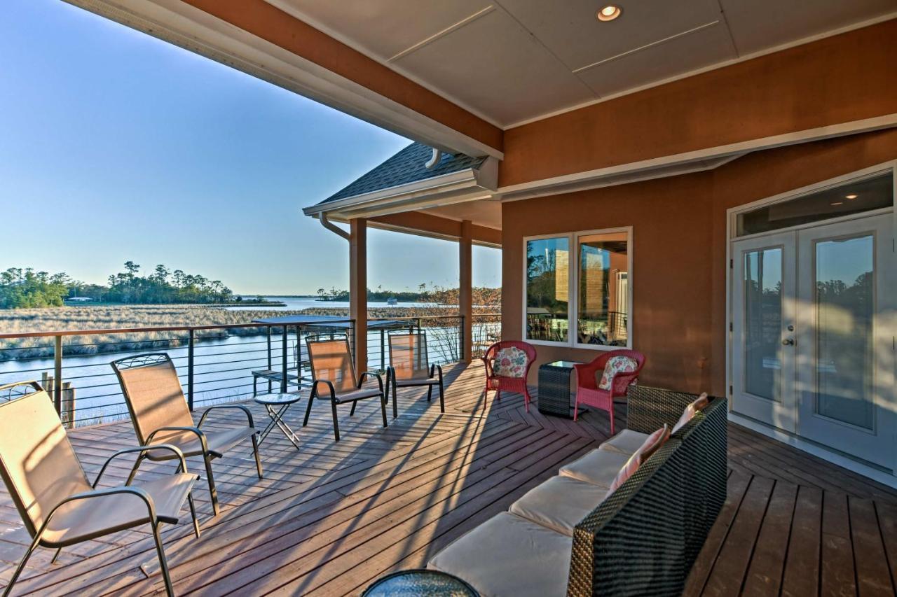 Gorgeous Ocean Springs Waterfront Home With Dock! מראה חיצוני תמונה