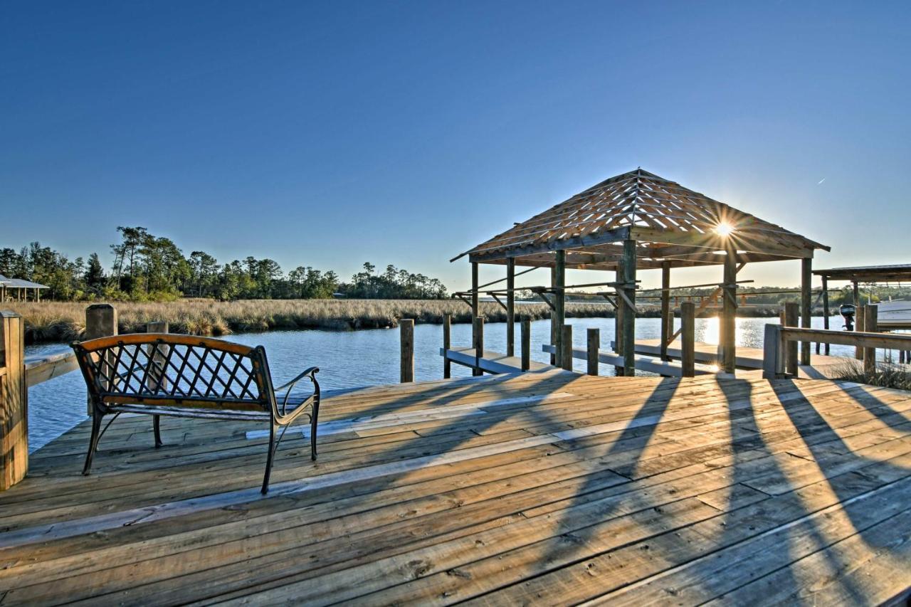 Gorgeous Ocean Springs Waterfront Home With Dock! מראה חיצוני תמונה